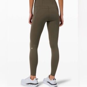 Lululemon Dark Olive Size 6 Leggings